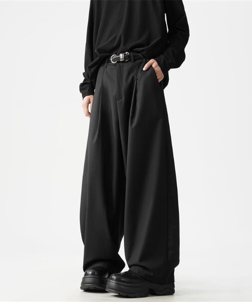 【未使用品】giab's ARCHIVIO タックストレッチスラックス 48 未使用品】giab's ARCHIVIO タックスラックスパンツ 48 giab's