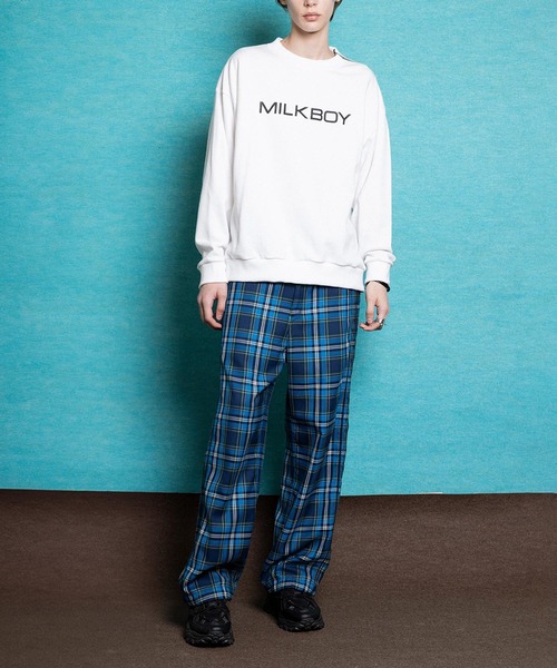 MILKBOY（ミルクボーイ） スラックス TEAM CHECK パンツ メンズ