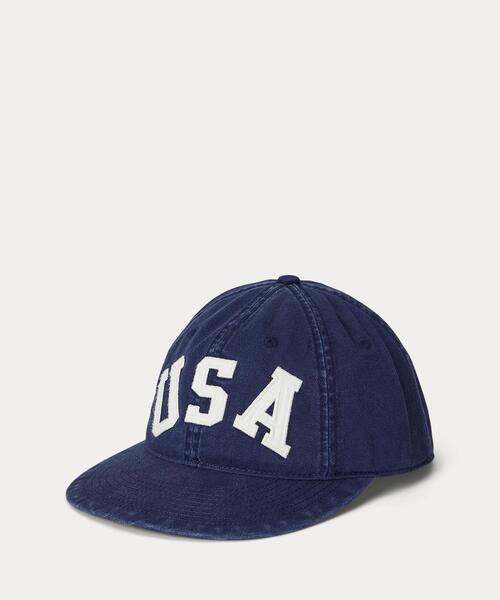 POLO RALPH LAUREN キャップ 帽子 アップリケド ツイル ボール