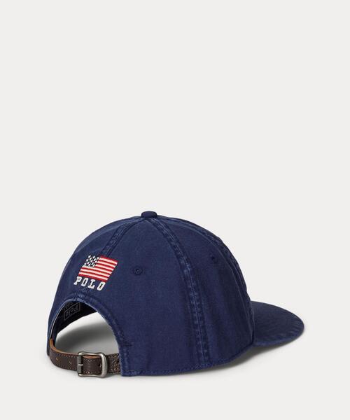 アップリケド ツイル ボール キャップ⭐︎新品未使用タグ付き POLO RALPH LAUREN キャップ 帽子 アップリケド ツイル ボール