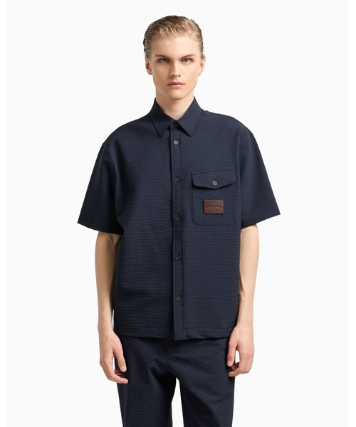 EMPORIO ARMANI シャツ 「エンポリオ アルマーニ」半袖オーバー
