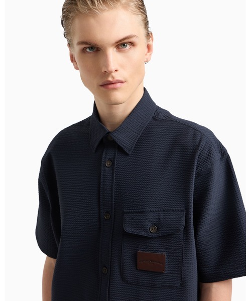 EMPORIO ARMANI シャツ 「エンポリオ アルマーニ」半袖オーバー
