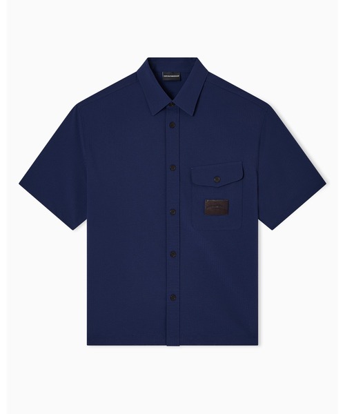 EMPORIO ARMANI シャツ 半袖 「エンポリオ アルマーニ」半袖オーバー