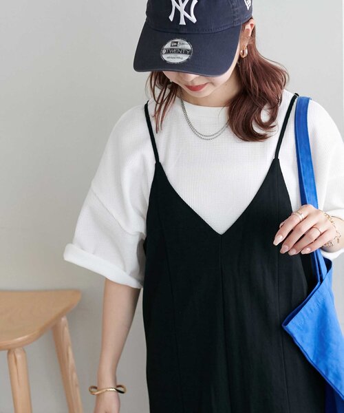 「DISCOAT」 半袖Tシャツ MEDIUM ピンクベージュ レディース