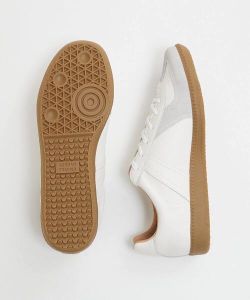 MEN'S MELROSE スニーカー 42700 ALL LEATHER GERMAN TRAINER