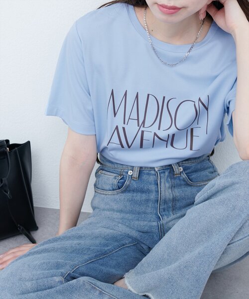 natural couture tシャツ ポンチベーシックロゴT レディース
