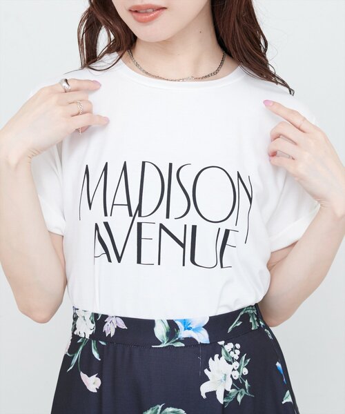 natural couture tシャツ ポンチベーシックロゴT レディース