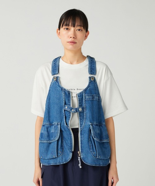snow peak ベスト ジレ Snow Peak / TAKIBI Denim Vest デニム