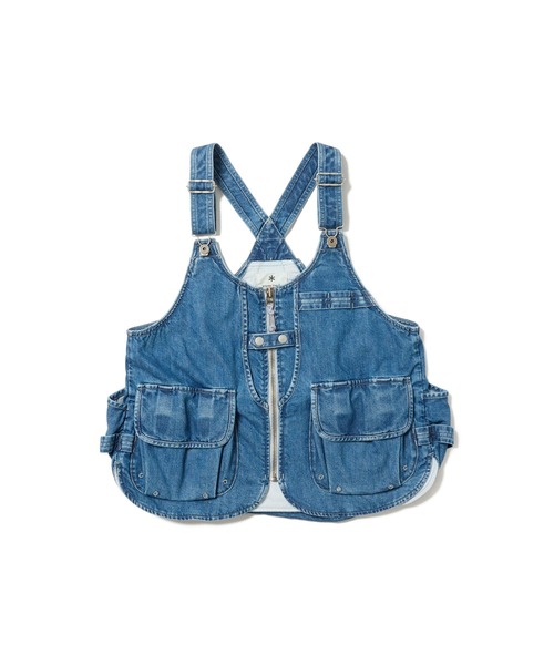snow peak TAKIBI spec ベスト L/USA Mデニム snow peak ベスト ジレ Snow Peak / TAKIBI Denim Vest デニム