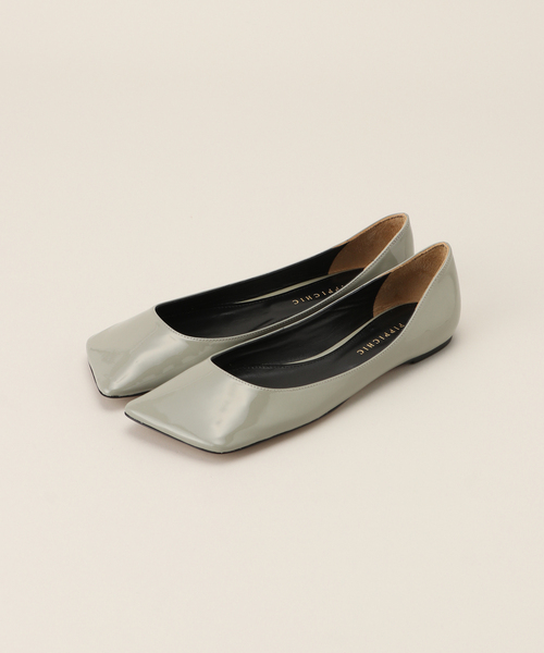 PIPPICHIC◇フラットパンプス/36.5/グレー ピッピシック PIPPICHIC 36