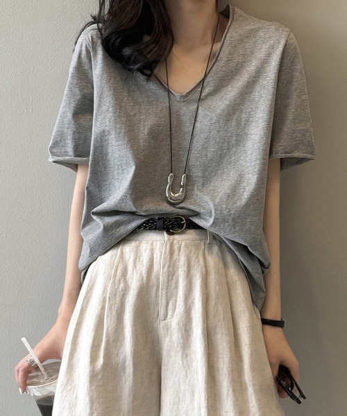 未使用　フレームワーク　オーバーTEE ナチュラル 当社オリジナル 限定品 フレームワーク FRAME WORK ルージュ 長