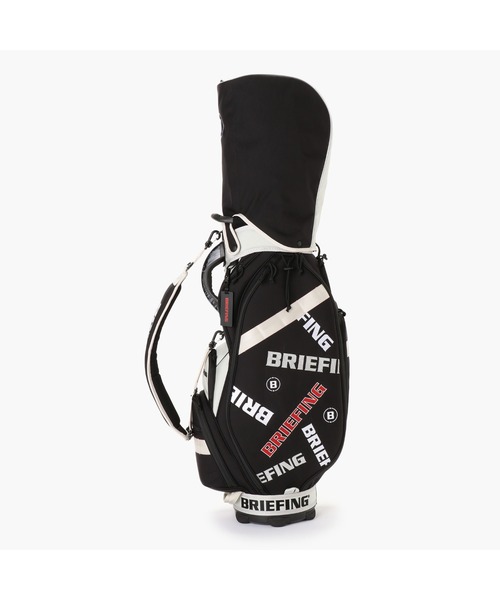 BRIEFING ゴルフバッグ ブラック/ホワイト 新品 未使用 BRIEFING ブリーフィング ゴルフ キャディバッグ CR