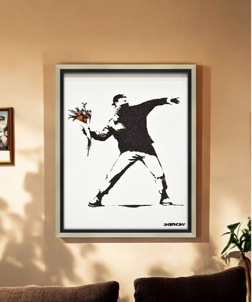 moco musem 限定バンクシー　ポスター　80cm×60cm moco musem 限定バンクシー ポスター 80cm×60cm Amazon.com