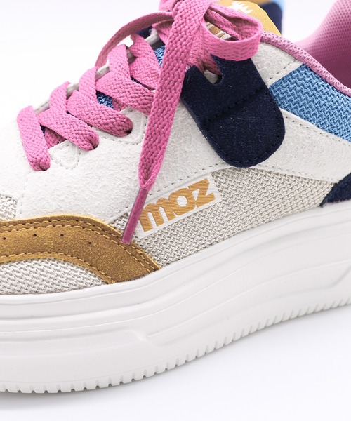 moz（モズ） スニーカー 厚底カラフルスニーカー レディース