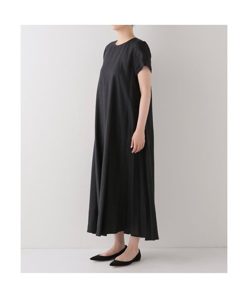 JOURNAL STANDARD　リネンマキシフレアワンピース　S　55922 JOURNAL STANDARD ワンピース 「追加」リネンハーフスリーブ