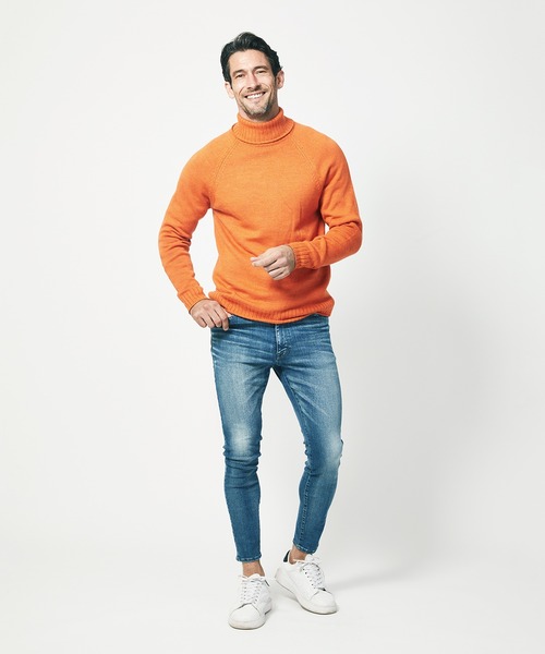 「junhashimoto」 タートルネックニット 5 ベージュ メンズ_画像5