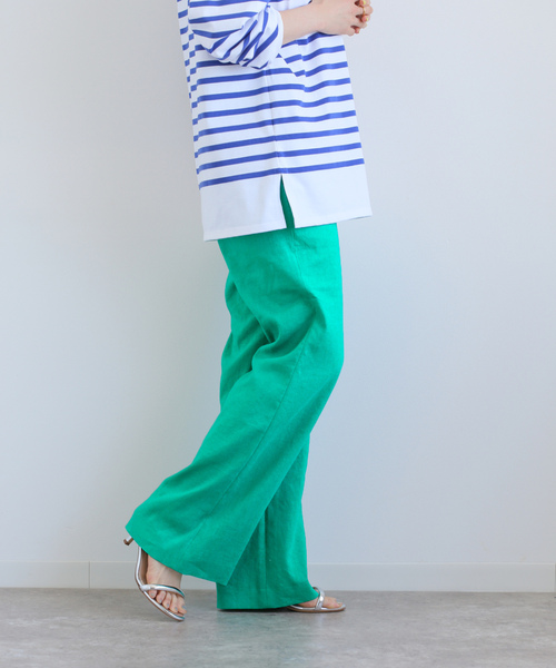 「IENA」 パンツ 36 ネイビー レディース_画像4