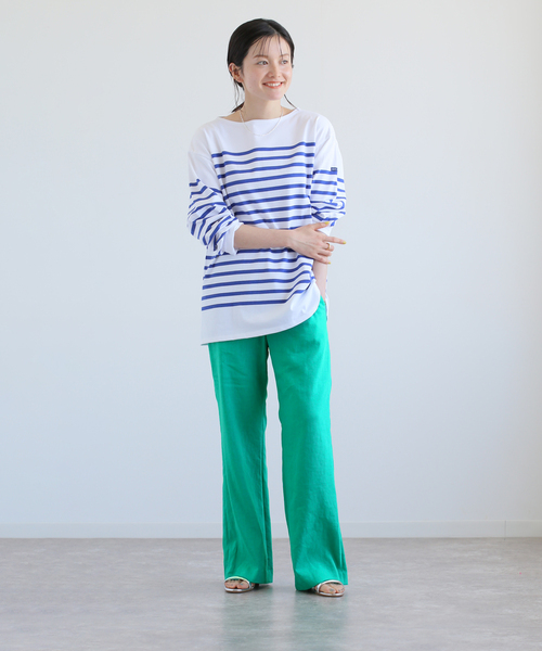 「IENA」 パンツ 36 ネイビー レディース_画像5