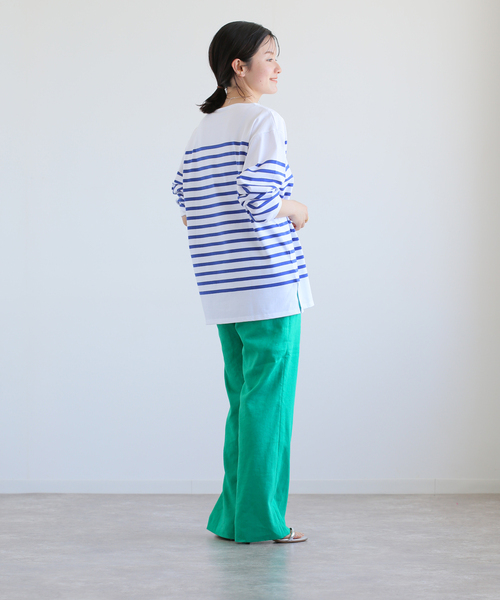 「IENA」 パンツ 36 ネイビー レディース_画像7