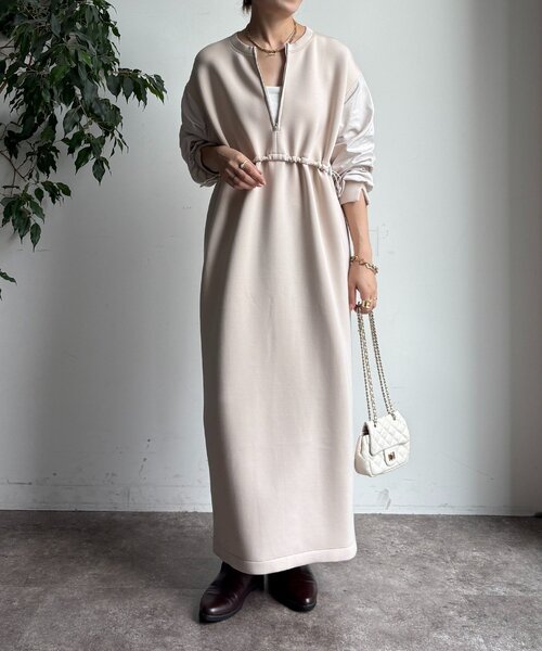 シャルロッテ⭐︎DOUDOU 異素材切替チェック柄ブルゾン 定価1.7万円 未使用】DOUDOU 異素材切替チェック柄ブルゾン 定価1.7万円 完売カラー