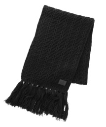 X-girl（エックスガール） マフラー ストール RUBBER PATCH KNIT SCARF