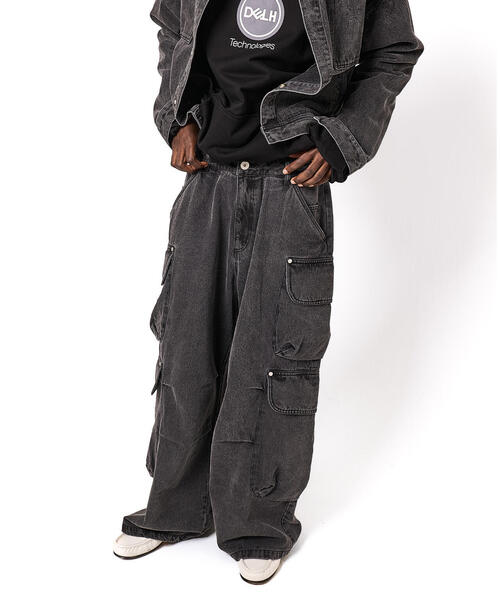 DankeShonレザーカーゴパンツ　『美品』 DANKE SCHON（ダンケシェーン） カーゴパンツ 「WEB＆DEPOT限定