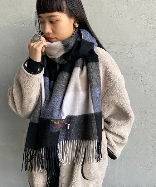 TWEED MILL（ツイードミル） マフラー ストール 70×190 大判ストール
