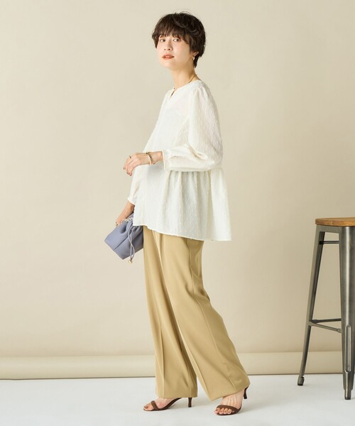 「NOLLEY'S Sophi」 長袖ブラウス 38 ホワイト系その他2 レディース_画像3