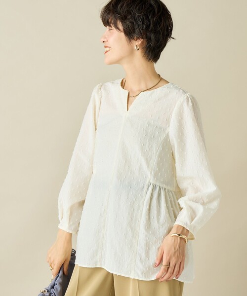 「NOLLEY'S Sophi」 長袖ブラウス 38 ホワイト系その他2 レディース_画像7