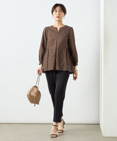 「NOLLEY'S Sophi」 長袖ブラウス 38 ホワイト系その他2 レディース_画像9