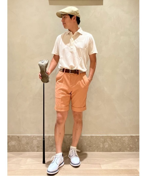 「Felisi Golf」 半袖ポロシャツ M ネイビー メンズ_画像2