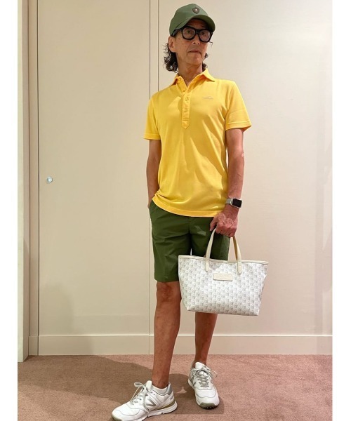 「Felisi Golf」 半袖ポロシャツ M ネイビー メンズ_画像3