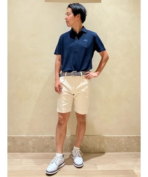 「Felisi Golf」 半袖ポロシャツ M ネイビー メンズ_画像4