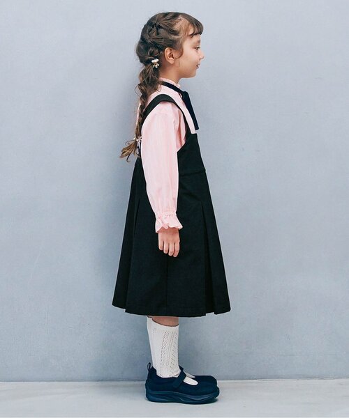フォーマル 発表会 卒園式 入学式 「ジュニア対応」サスペンダープリーツジャンパースカート キッズ 子供服 女の子 | p.premier | 07