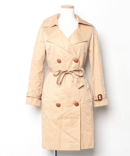 NOBLE（ノーブル） トレンチコート 36 ベージュ レディース : ZOZOTOWN