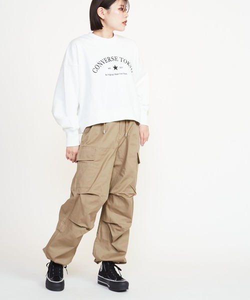 「CONVERSE TOKYO」 スウェットカットソー FREE ブルー レディース_画像2