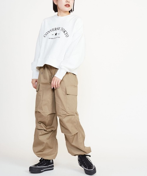 「CONVERSE TOKYO」 スウェットカットソー FREE ブルー レディース_画像5