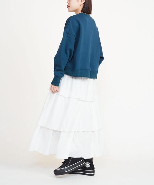 「CONVERSE TOKYO」 スウェットカットソー FREE ブルー レディース_画像8