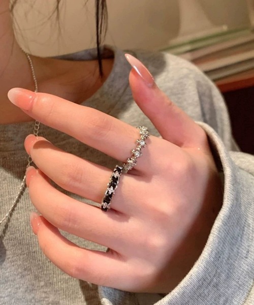 指輪 リング 「456685」デザインリング2点セット(RZ) レディース