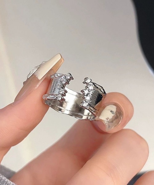 指輪 リング 「456685」デザインリング2点セット(RZ) レディース