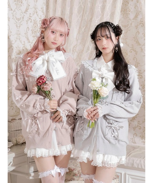 SWITCHBLADE カーディガン　【新品】『メル』 シェア スウェットライクニット カーディガン（カーディガン/ボレロ