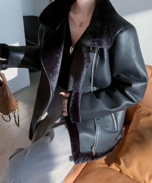 ABITOKYO（アビトーキョー） ブルゾン アウター ボアドッキング