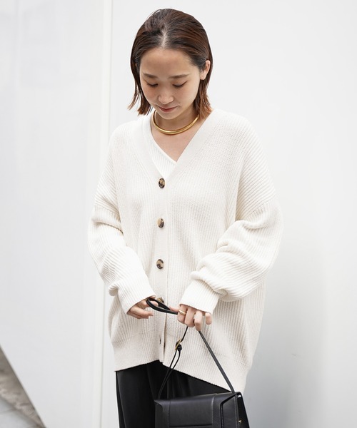 Deuxieme Classe 【SMOOTH KNIT カーディガン】 Deuxieme Classe（ドゥーズィエムクラス） ニットカーディガン