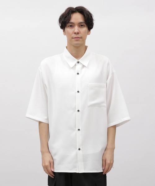 「LAKOLE」 半袖シャツ MEDIUM ホワイト メンズ_画像7