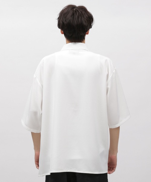 「LAKOLE」 半袖シャツ MEDIUM ホワイト メンズ_画像9