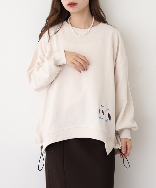 ななつの星カットソー　アイボリー シアージョーゼットオーバーTシャツ レディース メール便可 – coca公式
