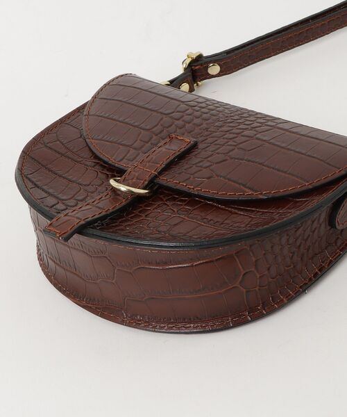 「AULENTTI」 ショルダーバッグ - ブラウン レディース_画像3