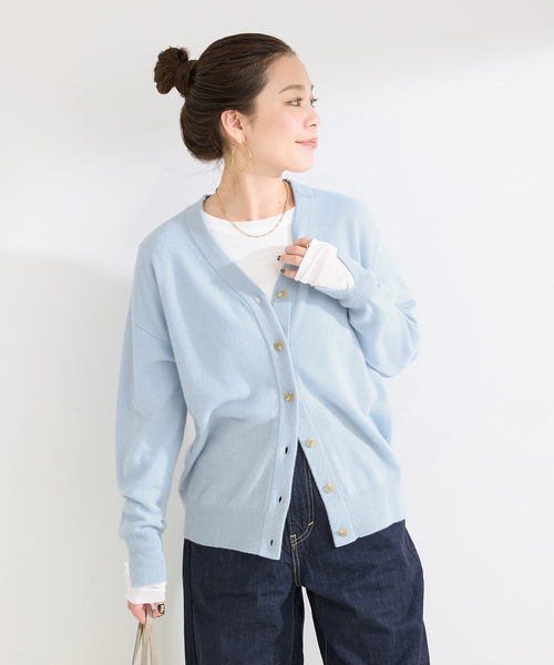 B.C STOCK（ベーセーストック） ニット セーター 手洗い可 / カシミヤ