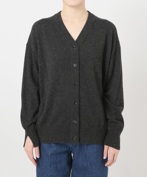 【美品】ICB カシミヤ カシュクールニット カーディガン サイズS B.C STOCK（ベーセーストック） ニット セーター 手洗い可 / カシミヤ