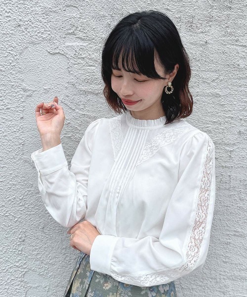 「an another angelus」 長袖ブラウス FREE オフホワイト レディース_画像2